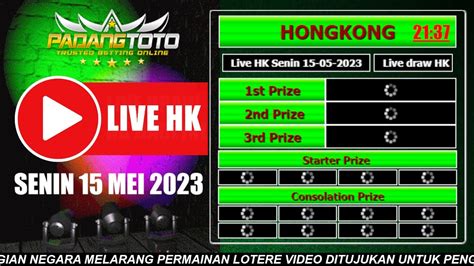 Live Draw Hongkong Hari Ini Live Draw Hongkong Senin Mei