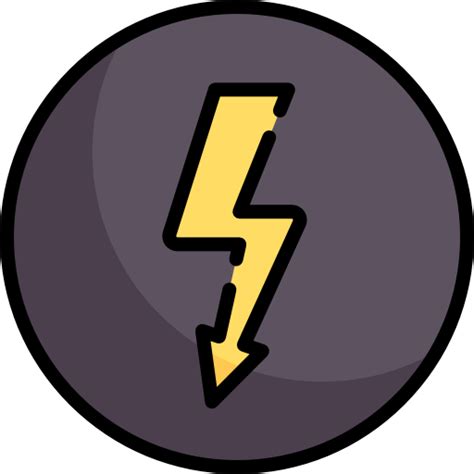 Electricity sign Special Lineal color icon
