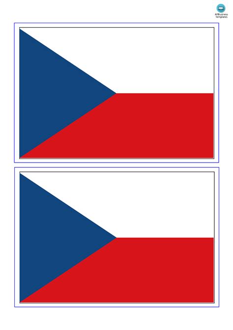Czech Republic Flag | Templates at allbusinesstemplates.com