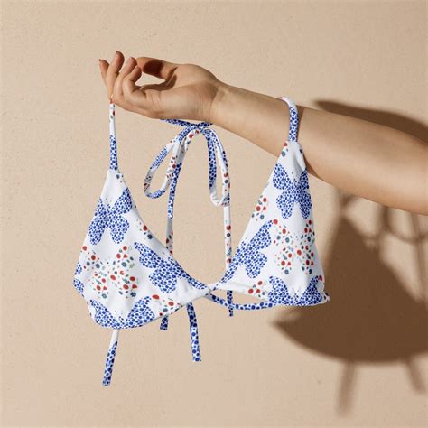 Space Butterfly Recycled String Bikini Set Trendy Swimwear Butterflies Rave Wear Swimsuit