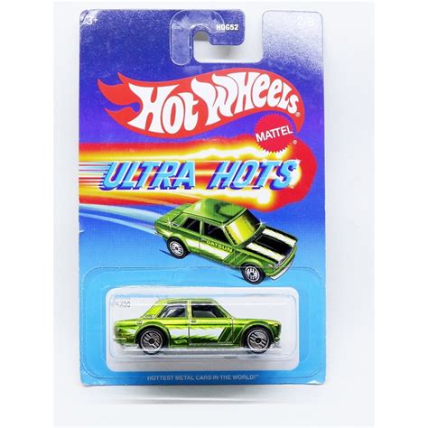 Hot Wheels Datsun Ultra Hots Green Shopee Malaysia