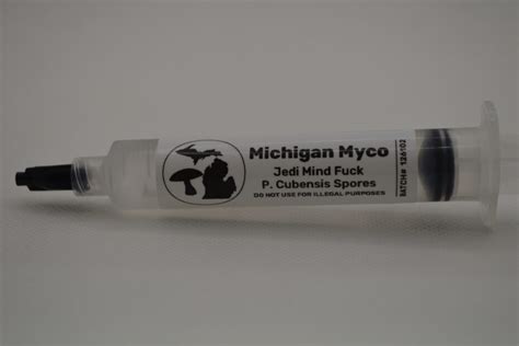 Jedi Mind Fuck Cubensis Spore Syringe Cc Michigan Myco