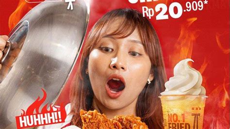 3 Promo KFC Hari Ini 20 Agustus 2023 Hot Chili Chicken Rp20 Ribuan Tribunjambi