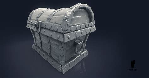 3d Pirate Treasure Chest Model Turbosquid 1240852