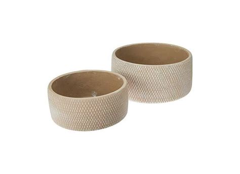 Kit Cachepot Nude Em Cimento 2 Peças Mart Nude em Promoção é no Buscapé