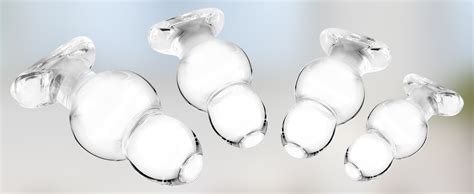 Amazon LEEWEDENG Crystal Anal Beads 4 92 Inch Glass Butt Plugs Sex Toys For Beginners Men