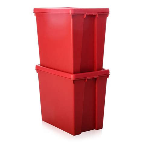 Buy Pack Of 2 Large 92 Litre Wham Bam Plastic Boxes With Lids