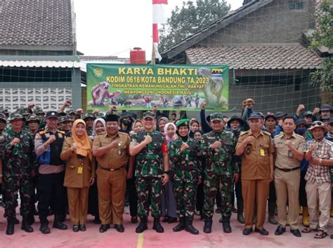 Wujud Nyata Kodim 0618 Kota Bandung TNI Dan Rakyat Karya Bhakti