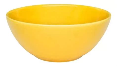 Kit 6 Tigelas Bowl Amarelo Oxford Cerâmica 600ml MercadoLivre