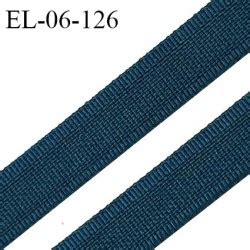 Elastique 6 mm fin spécial lingerie polyamide élasthanne couleur bleu vert ou irisé fabriqué en