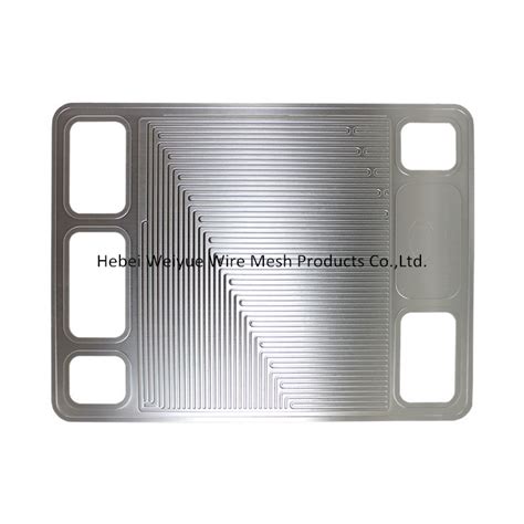 Stainless Steel Perforated Metal Sheet Photo Etching Mesh For Titanium