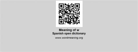 W Spanish Open Dictionary