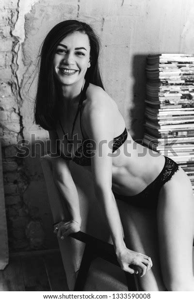 Sexy Lady Lace Lingerie Witn Long Stock Photo Shutterstock