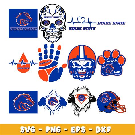Bundle Logo Boise State football svg, Boise State logo svg, ncaa svg