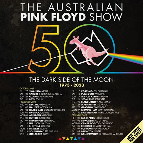 The Australian Pink Floyd Show announce The Dark Side Of The Moon 50th ...