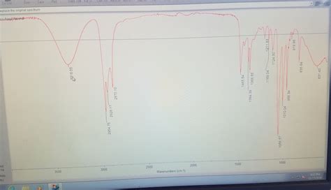 Solved Interpret the IR spectrum of both compounds: First | Chegg.com