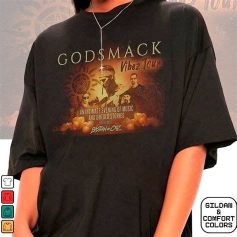 Godsmack Vibez Tour 2024 T Shirt Godsmack Vibez 2024 North American