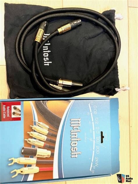 Mcintosh Xlr Cable Cba M Two Meters For Sale Us Audio Mart