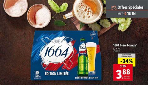 Promo Bière Blonde chez Lidl iCatalogue fr