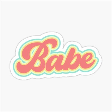 Retro Babe Sticker For Sale By PiterPhoz Redbubble