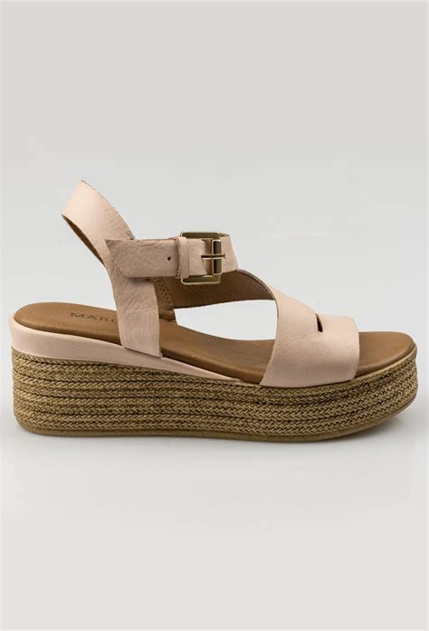 Sandale Nuanta Nude Din Piele Naturala Cu Platforma Dasha Ro