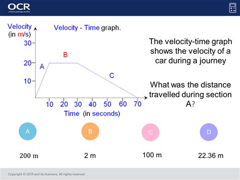 Distance From A Veolcity Time Graph Higher Gcse Maths Question Of