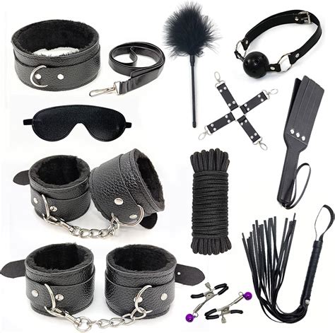 Amazon Leather Bondage Kit Restraints Kit Sex Toys For Couples Bsdm Kits For Couples Bdsm