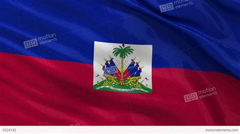 Flag Of Haiti Seamless Loop Stock Animation 3524142