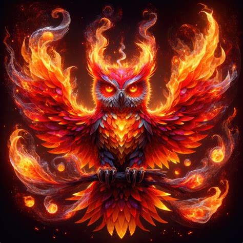 Elemental Owls High Resolution Digital Download Etsy