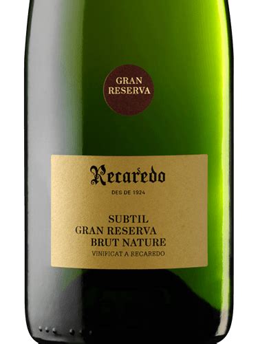 Recaredo Subtil Brut Nature Gran Reserva Vivino España