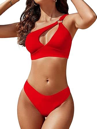 Amazon BMJL Conjunto de bikini sexy con tanga para mujer traje de baño de dos piezas de