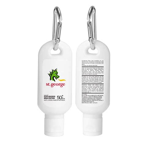 50ml Spf50 Sunscreen Lotion With Carabiner