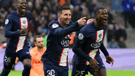 Con Un Gol Y Dos Asistencias De Lionel Messi Psg Ganó El Clásico De Francia Ar