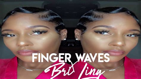 How To Do Finger Waves Tutorial Bri Ling Youtube