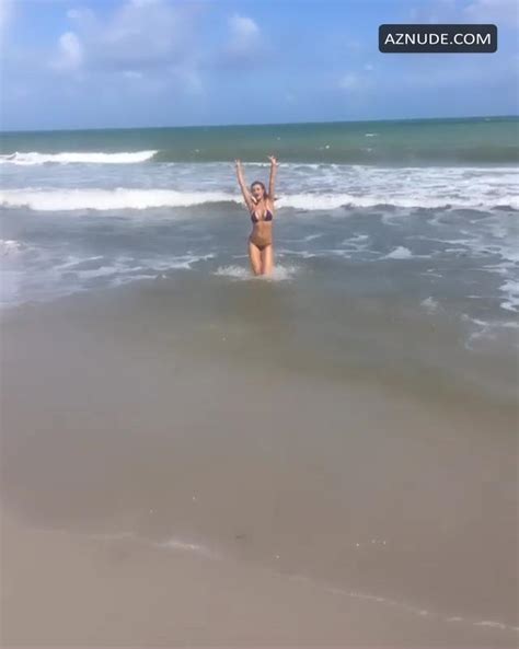 Joanna Krupa Sexy Having Fun On The Beach In Bikini With Her Husband Aznude