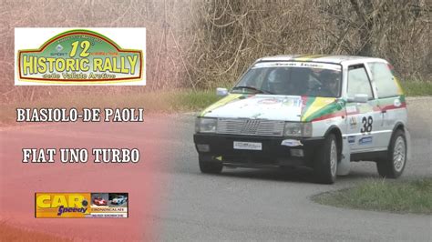 Historic Rally Vallate Aretine Biasiolo De Paoli Fiat Uno