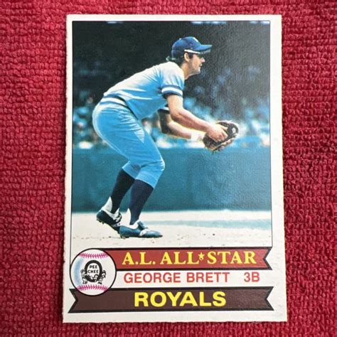 Carte De Baseball George Brett O Pee Chee Opc Mlb Kansas City