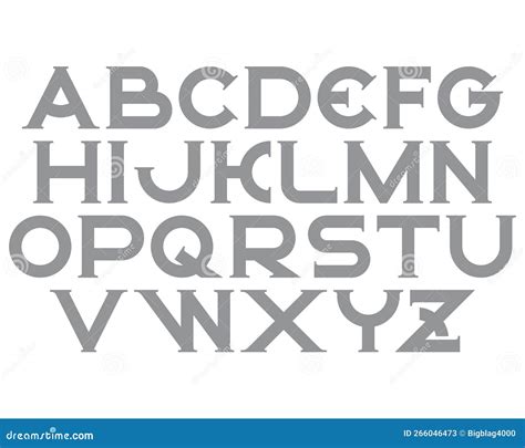 Decorative Font.Custom Vector Alphabet. Stock Illustration ...