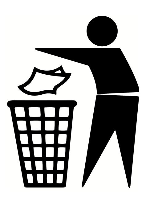 Trash Sign - ClipArt Best