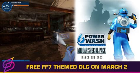 Powerwash Simulator Gets A Free Ff Dlc Midgar Special Pack On March