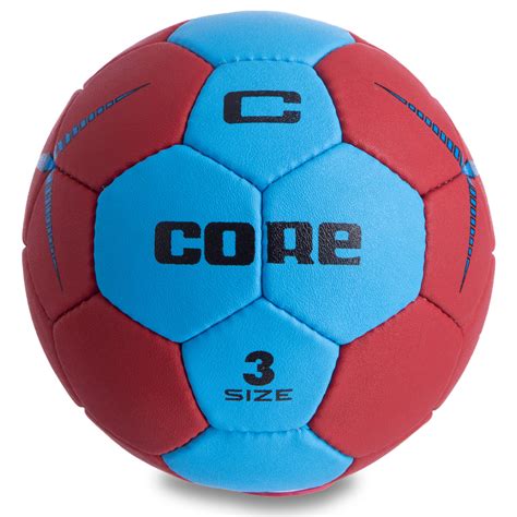 Мяч гандбольный CORE PLAY STREAM CRH-050-3 размер 3 синий-красный ...