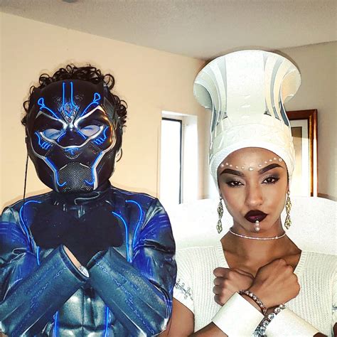 Black Panther and Queen Ramonda | Halloween Costume Contest