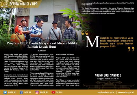 Dpr Ri On Twitter Dpr Terkini Program Bsps Bantu Masyarakat Miskin