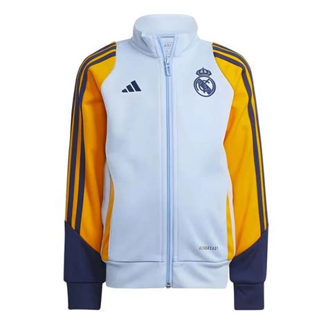 real madrid tracksuit glow blue infants
