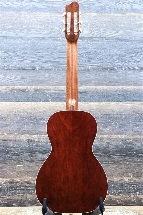 Godin Motif Canadian Wild Cherry Solid Cedar Top Parlor Size Classical Guitar Ebay