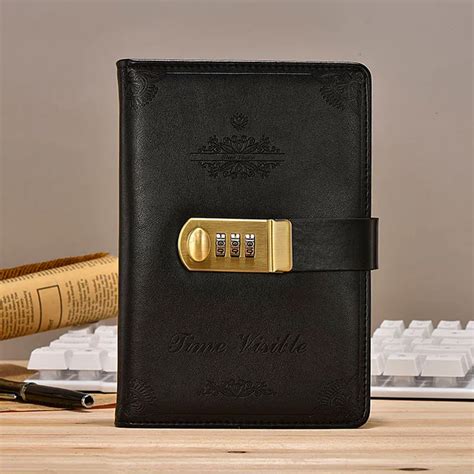 Винтаж Пароль Книга с замком дневник утолщенной Творческий руки книгу ...