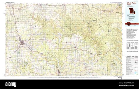 Map Of West Plains Missouri Cut Out Stock Images And Pictures Alamy