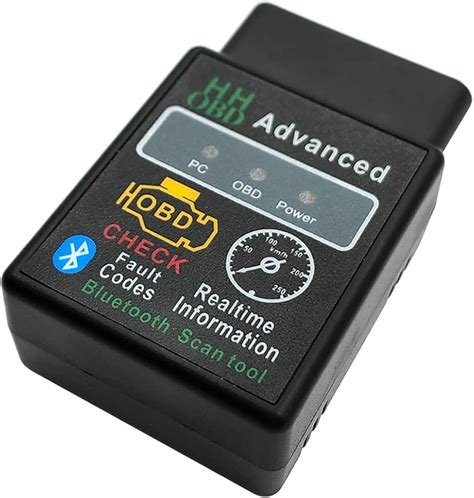 Car HH OBD Advanced OBD2 Bluetooth Scanner Read And Erase Car Fault