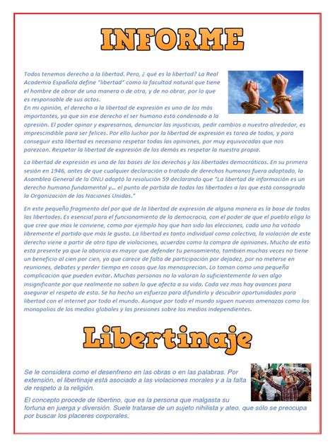 Todos Tenemos Derecho A La Libertad | PDF | Libertad de expresión ...