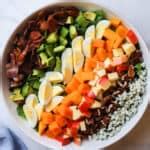 Fall Cobb Salad Her Wholesome Kitchen